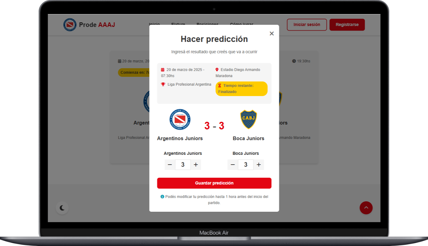 ProdeAAAJ Screenshot 2